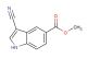 methyl 3-cyano-1H-indole-5-carboxylate