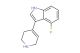 4-fluoro-3-(1,2,3,6-tetrahydropyridin-4-yl)-1H-indole