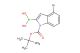 (4-bromo-1-(tert-butoxycarbonyl)-1H-indol-2-yl)boronic acid