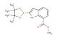 methyl 2-(4,4,5,5-tetramethyl-1,3,2-dioxaborolan-2-yl)-1H-indole-7-carboxylate