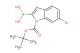 (1-(tert-butoxycarbonyl)-6-chloro-1H-indol-2-yl)boronic acid