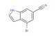 4-bromo-1H-indole-6-carbonitrile