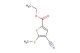 ethyl 4-cyano-5-(methylthio)thiophene-2-carboxylate