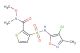 3-(N-(4-chloro-3-methylisoxazol-5-yl)sulfamoyl)-N-methoxy-N-methylthiophene-2-carboxamide
