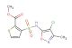 methyl 3-(N-(4-chloro-3-methylisoxazol-5-yl)sulfamoyl)thiophene-2-carboxylate