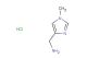(1-methyl-1H-imidazol-4-yl)methanamine hydrochloride