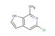 5-chloro-7-methyl-1H-pyrrolo[2,3-c]pyridine