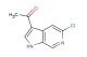 1-(5-chloro-1H-pyrrolo[2,3-c]pyridin-3-yl)ethanone