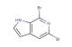 5,7-dibromo-1H-pyrrolo[2,3-c]pyridine