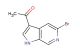 1-(5-bromo-1H-pyrrolo[2,3-c]pyridin-3-yl)ethanone