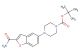 tert-butyl 4-(2-carbamoylbenzofuran-5-yl)piperazine-1-carboxylate