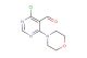 4-chloro-6-morpholinopyrimidine-5-carbaldehyde