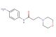 N-(4-aminophenyl)-3-morpholinopropanamide