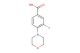 3-fluoro-4-(4-morpholinyl)benzoic acid