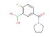 (2-fluoro-5-(pyrrolidine-1-carbonyl)phenyl)boronic acid