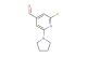 2-fluoro-6-(pyrrolidin-1-yl)isonicotinaldehyde