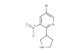 5-bromo-3-nitro-2-(pyrrolidin-3-yl)pyridine