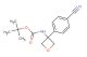 tert-butyl (3-(4-cyanophenyl)oxetan-3-yl)carbamate