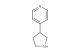 4-(pyrrolidin-3-yl)pyridine