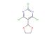 2,4,6-trichloro-5-(1,3-dioxolan-2-yl)pyrimidine