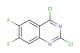 2,4-dichloro-6,7-difluoroquinazoline