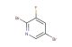 2,5-dibromo-3-fluoropyridine
