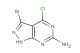 3-bromo-4-chloro-1H-pyrazolo[3,4-d]pyrimidin-6-amine