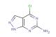 4-chloro-1H-pyrazolo[3,4-d]pyrimidin-6-amine