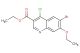 ethyl 6-bromo-4-chloro-7-ethoxyquinoline-3- carboxylate