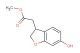 methyl 2-(6-hydroxy-2,3-dihydrobenzofuran-3-yl)acetate