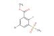 methyl 5-bromo-2-fluoro-3-(methylsulfonyl)benzoate