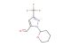 2-(Tetrahydro-pyran-2-yl)-5-trifluoromethyl-2H-pyrazole-3-carbaldehyde