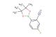 5-fluoro-2-(4,4,5,5-tetramethyl-1,3,2-dioxaborolan-2-yl)benzonitrile