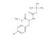 methyl 3-(4-bromophenyl)-2-((tert-butoxycarbonyl)amino)propanoate