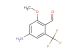 4-amino-2-methoxy-6-(trifluoromethyl)benzaldehyde
