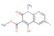 methyl 4-hydroxy-6-iodo-1-methyl-2-oxo-1,2-dihydro-1,8-naphthyridine-3-carboxylate