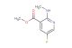 methyl 5-fluoro-2-(methylamino)nicotinate