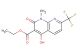 ethyl 4-hydroxy-1-methyl-2-oxo-7-(trifluoromethyl)-1,2-dihydro-1,8-naphthyridine-3-carboxylate