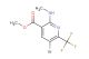 methyl 5-bromo-2-(methylamino)-6-(trifluoromethyl)nicotinate