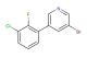 3-bromo-5-(3-chloro-2-fluorophenyl)pyridine