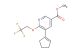 methyl 5-(cyclopent-1-en-1-yl)-6-(2,2,2-trifluoroethoxy)nicotinate
