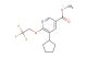 methyl 5-cyclopentyl-6-(2,2,2-trifluoroethoxy)nicotinate