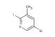 5-bromo-2-iodo-3-methylpyridine