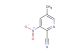 5-methyl-3-nitropyridine-2-carbonitrile