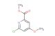 methyl 6-chloro-4-methoxypicolinate