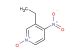 4-nitro-3-ethylpyridine N-oxide