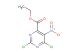 ethyl 2,6-dichloro-5-nitropyrimidine-4-carboxylate