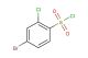 4-bromo-2-chlorobenzene-1-sulfonyl chloride