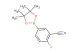2-fluoro-5-(4,4,5,5-tetramethyl-1,3,2-dioxaborolan-2-yl)benzonitrile