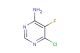 4-amino-6-chloro-5-fluoro pyrimidine